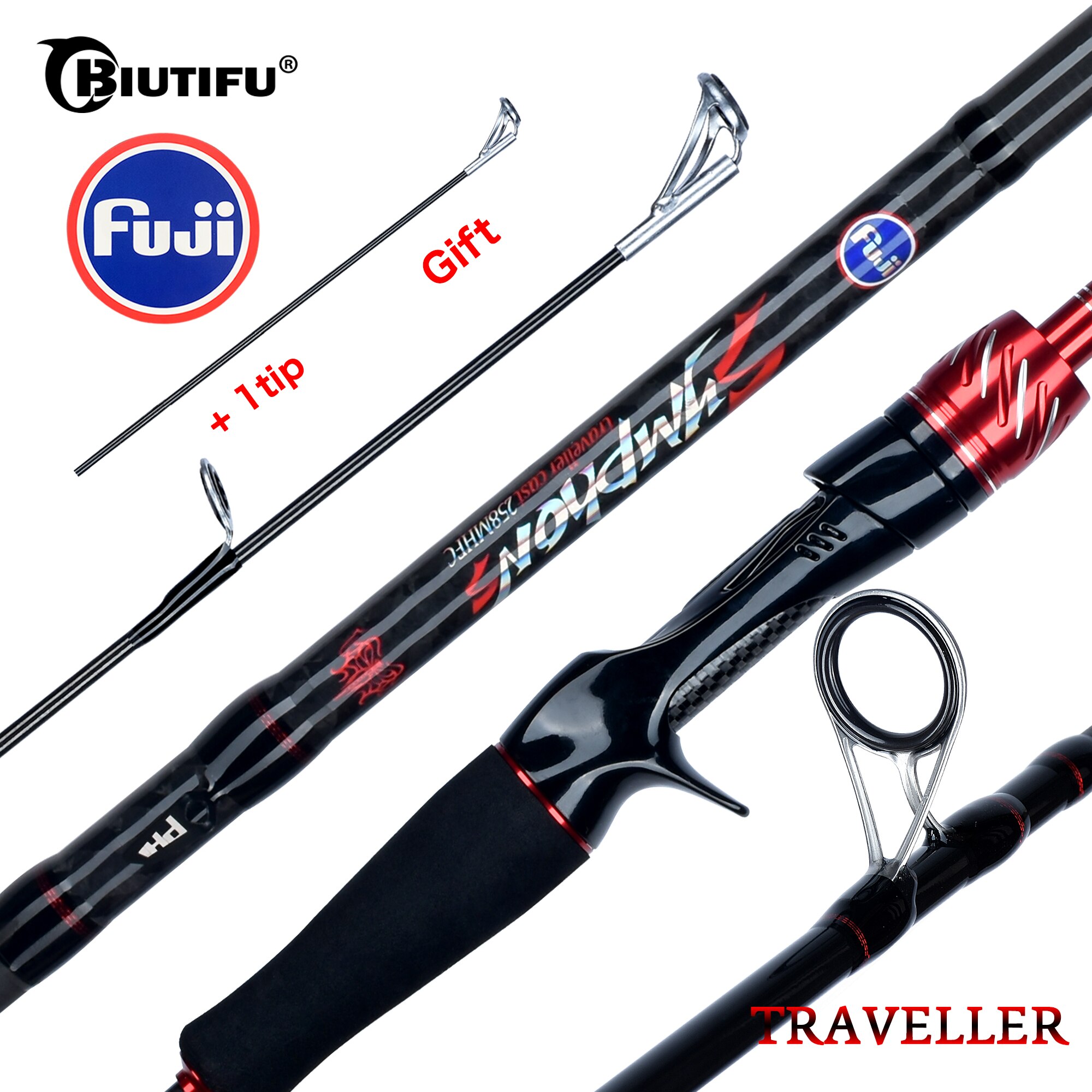 BIUTIFU Traveller Spinning Cas - Fishing Rod Ice 评论和价格
